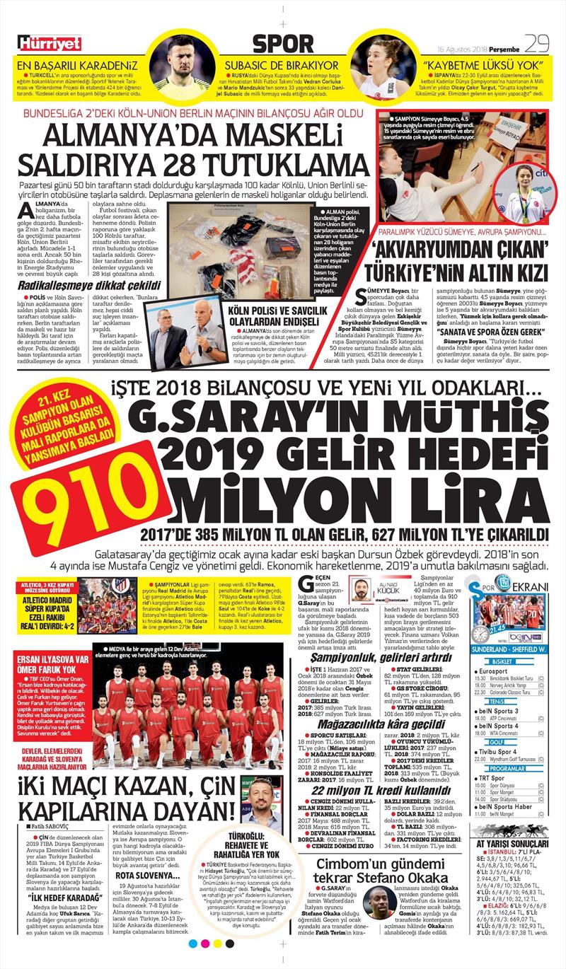 14 Ağustos 2019 Perşembe 14 Ağustos 2019 Perşembe