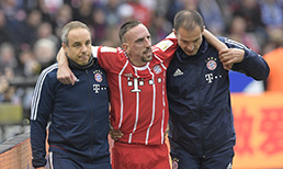 Ribery'nin sol diz dış bağlarında yırtık tespit edildi
