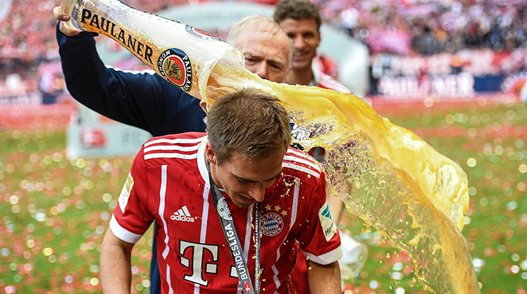 Bayern Münih'ten çılgın şampiyonluk kutlaması