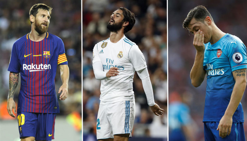 2018'de sözleşmesi bitecek oyuncular