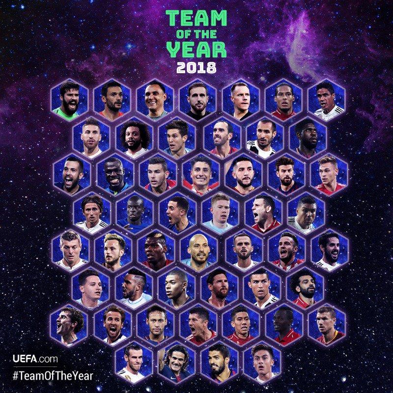 UEFA Yılın 11'i adayları açıklandı