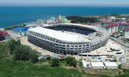 Yeni Ordu Stadı'nın inşaatı devam ediyor
