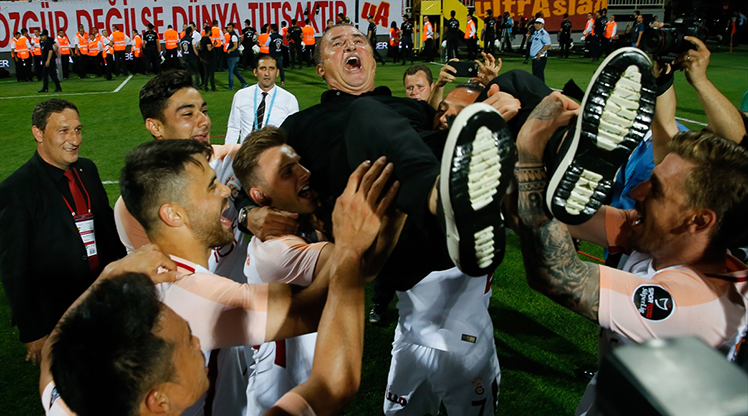 Galatasaray'da şampiyonluk coşkusu