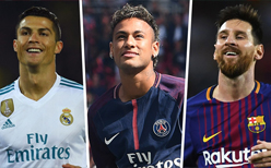Ronaldo'dan Messi ve Neymar'a tarihi fark!