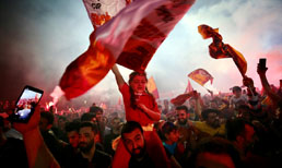 Florya'da büyük coşku