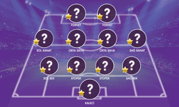 Süper Lig'de ilk 8 haftanın en iyi 11'i