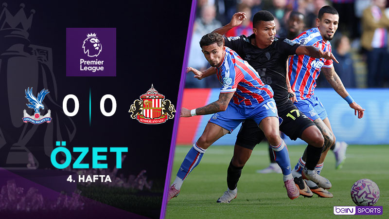 Crystal Palace 0-0 Sunderland Maç Özeti