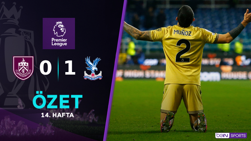 Burnley 0-1 Crystal Palace Maç Özeti