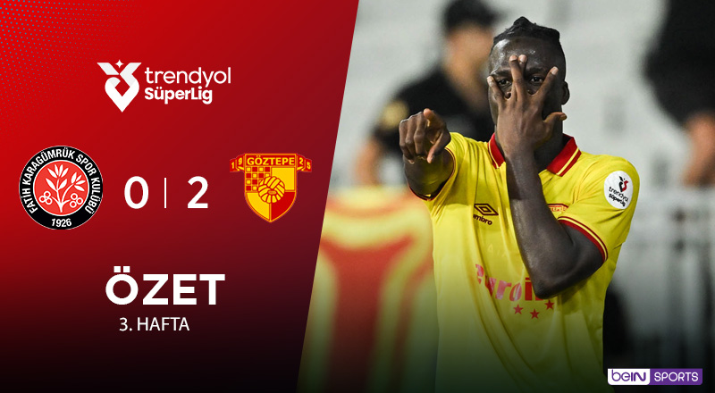 Mısırlı.com.tr Fatih Karagümrük 0-2 Göztepe Maç Özeti