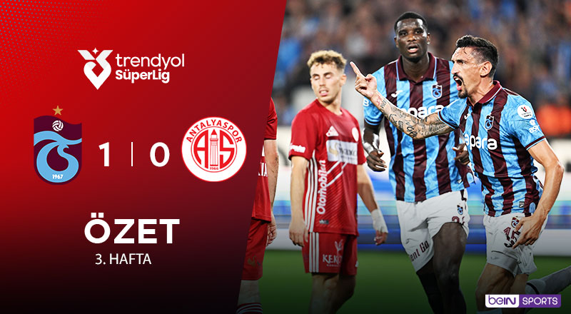 Trabzonspor 1-0 Hesap.com Antalyaspor Maç Özeti