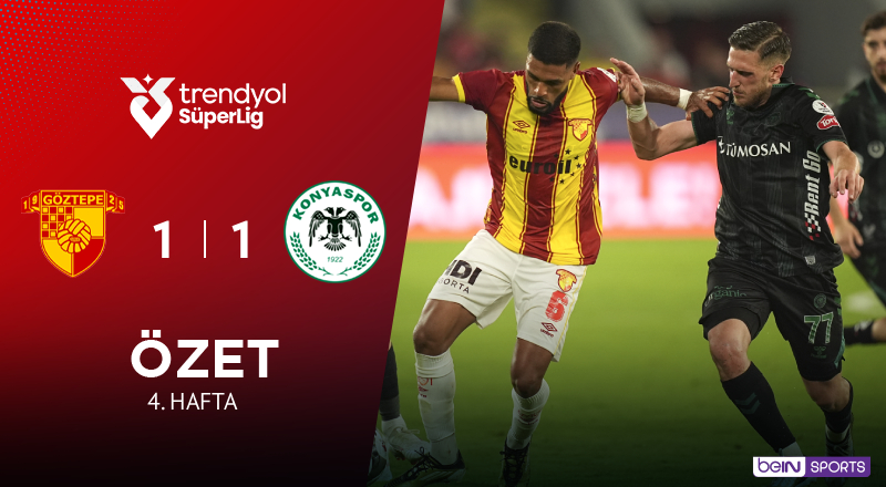 Göztepe 1-1 Tümosan Konyaspor Maç Özeti