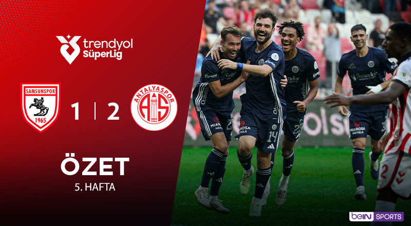 Samsunspor 1-2 Hesap.com Antalyaspor Maç Özeti