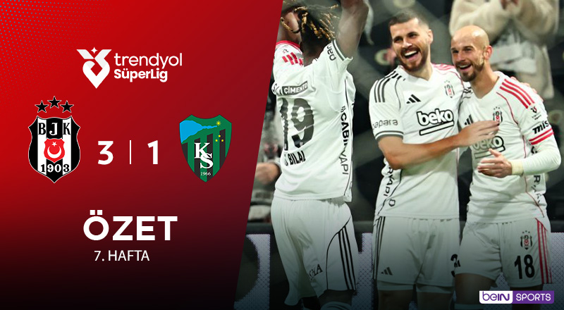 Beşiktaş 3-1 Kocaelispor Maç Özeti