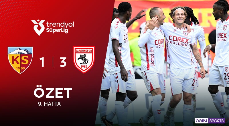 Zecorner Kayserispor 1-3 Samsunspor Maç Özeti