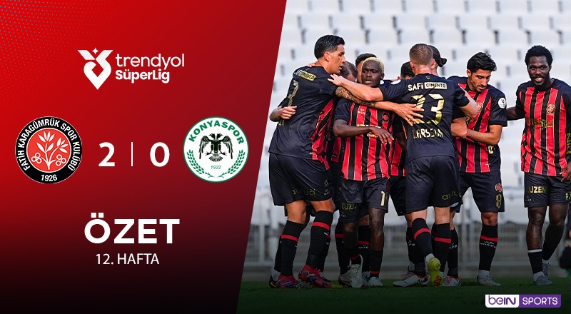 Mısırlı.com.tr Fatih Karagümrük 2-0 Tümosan Konyaspor Maç Özeti