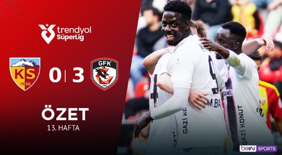 Zecorner Kayserispor 0-3 Gaziantep FK Maç Özeti