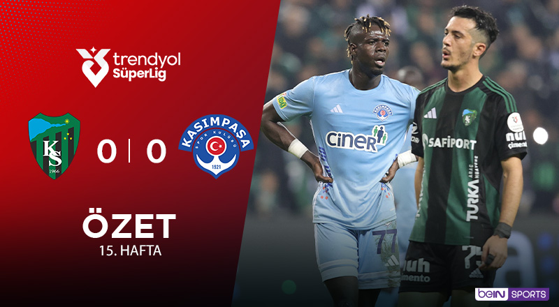 Kocaelispor 0-0 Kasımpaşa Maç Özeti