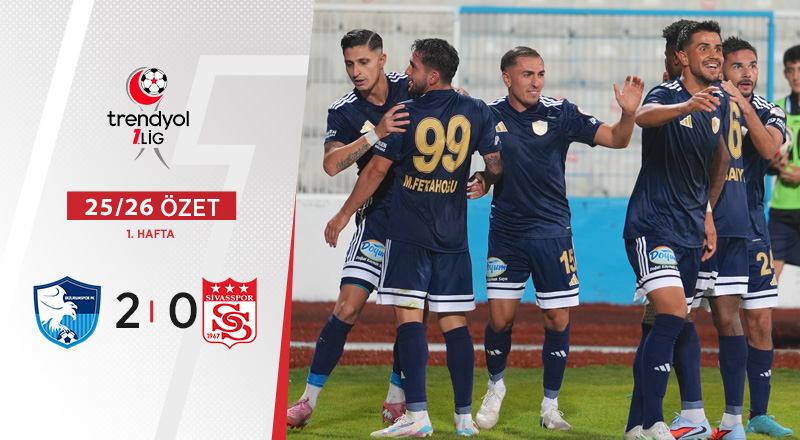 Erzurumspor FK 2-0 Özbelsan Sivasspor Maç Özeti