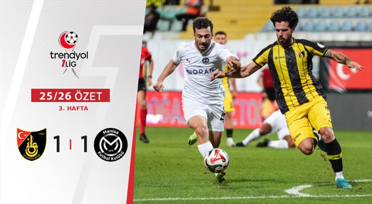 İstanbulspor 1-1 Manisa FK Maç Özeti