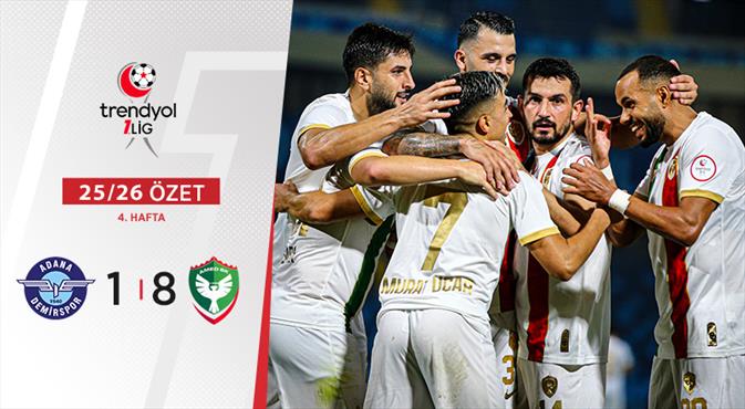 Adana Demirspor 1-8 Amed Sportif Faaliyetler Maç Özeti