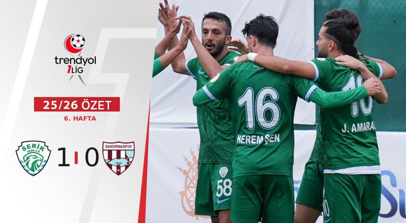 Serik Spor Futbol A.Ş. 1-0 Bandırma Spor Maç Özeti