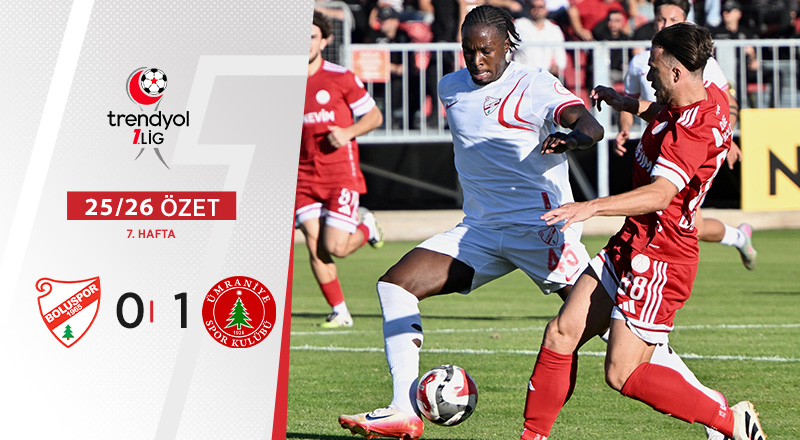 Boluspor  0-1 Eminevim Ümraniyespor  Maç Özeti