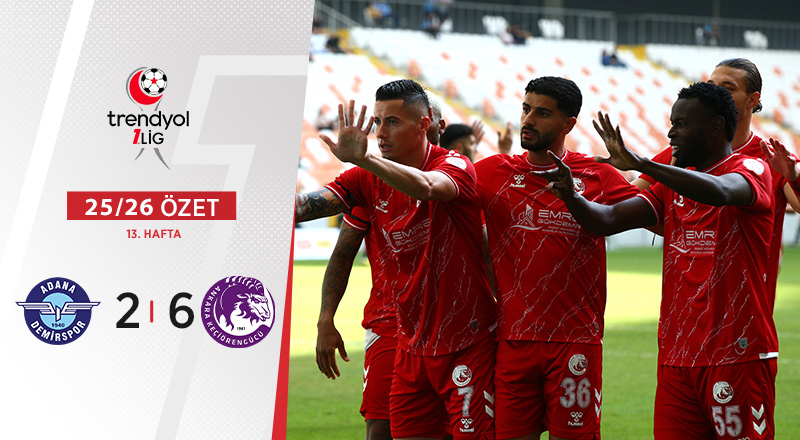 Adana Demirspor 2-7 Emre Gökdemir İnşaat Ankara Keçiörengücü Maç Özeti