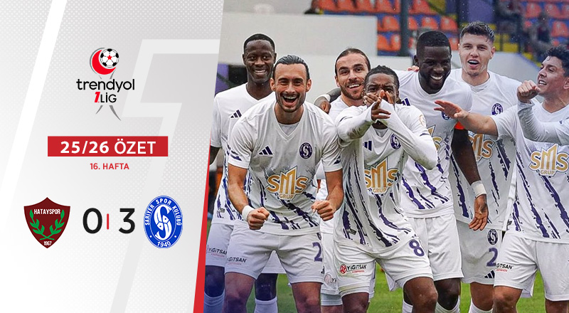 Atakaş Hatayspor 0-3 SMS Grup Sarıyerspor Maç Özeti
