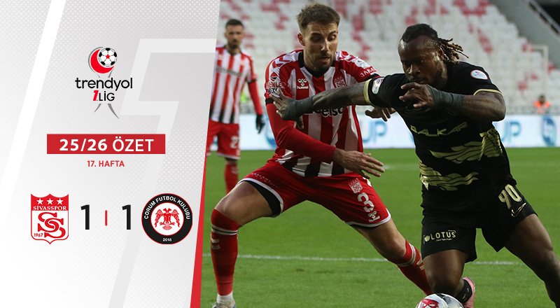 Özbelsan Sivasspor 1-1 Arca Çorum FK Maç Özeti
