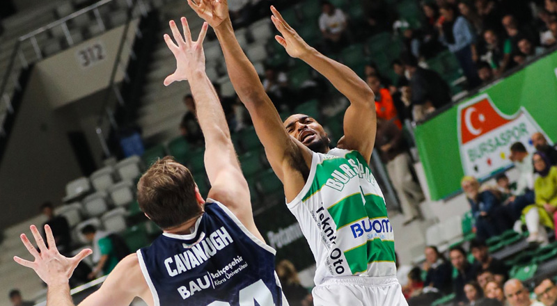 Bursaspor Basketbol 75-77 Bahçeşehir Koleji Maç Özeti
