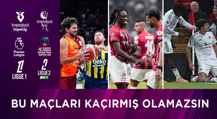 Haftaya damga vuran 10 maç burada